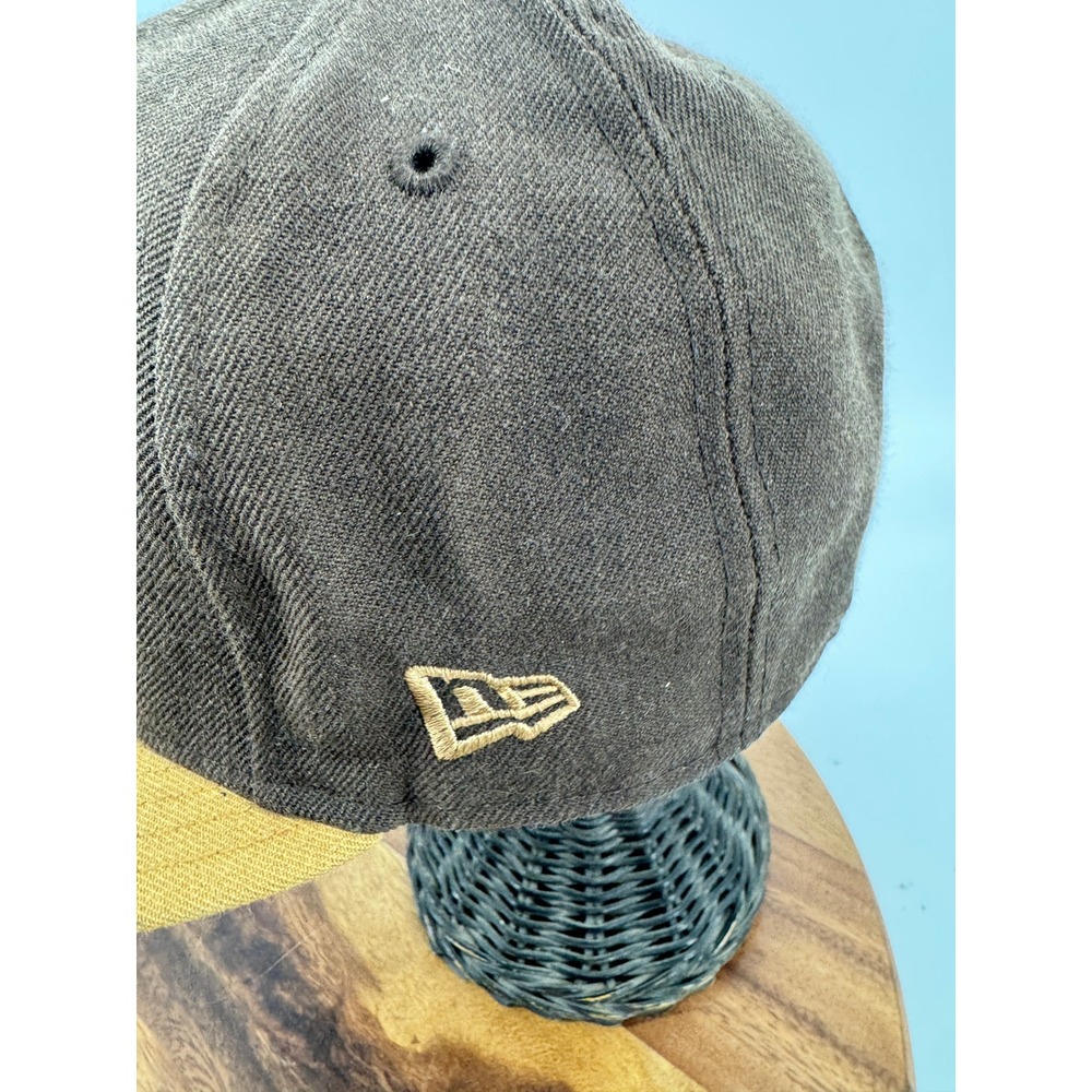 New Era Detroit Tigers Fitted Hat Mens 7 5/8 Brown Gold 59FIFTY MLB Baseball Cap - Picture 9 of 15